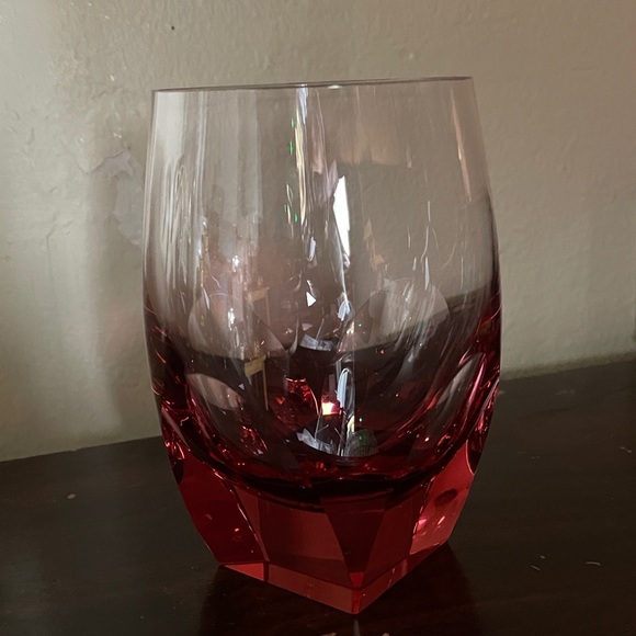 Moser Bar Highball Double Old Fashion Handblown Glassware - Picture 1 of 15